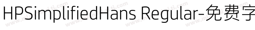 HPSimplifiedHans Regular字体转换